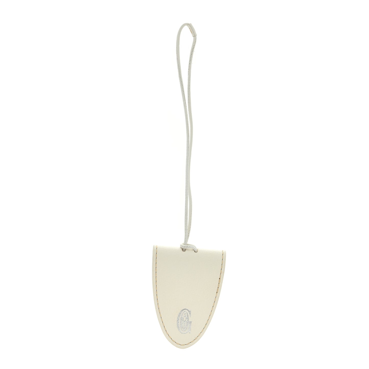 Calfskin Bag Clip White