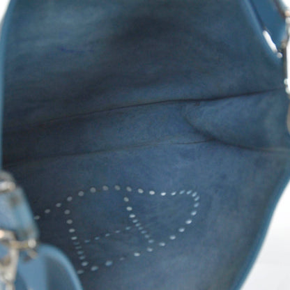 Hermes Togo Evelyne II GM Blue Jean 7 of 8