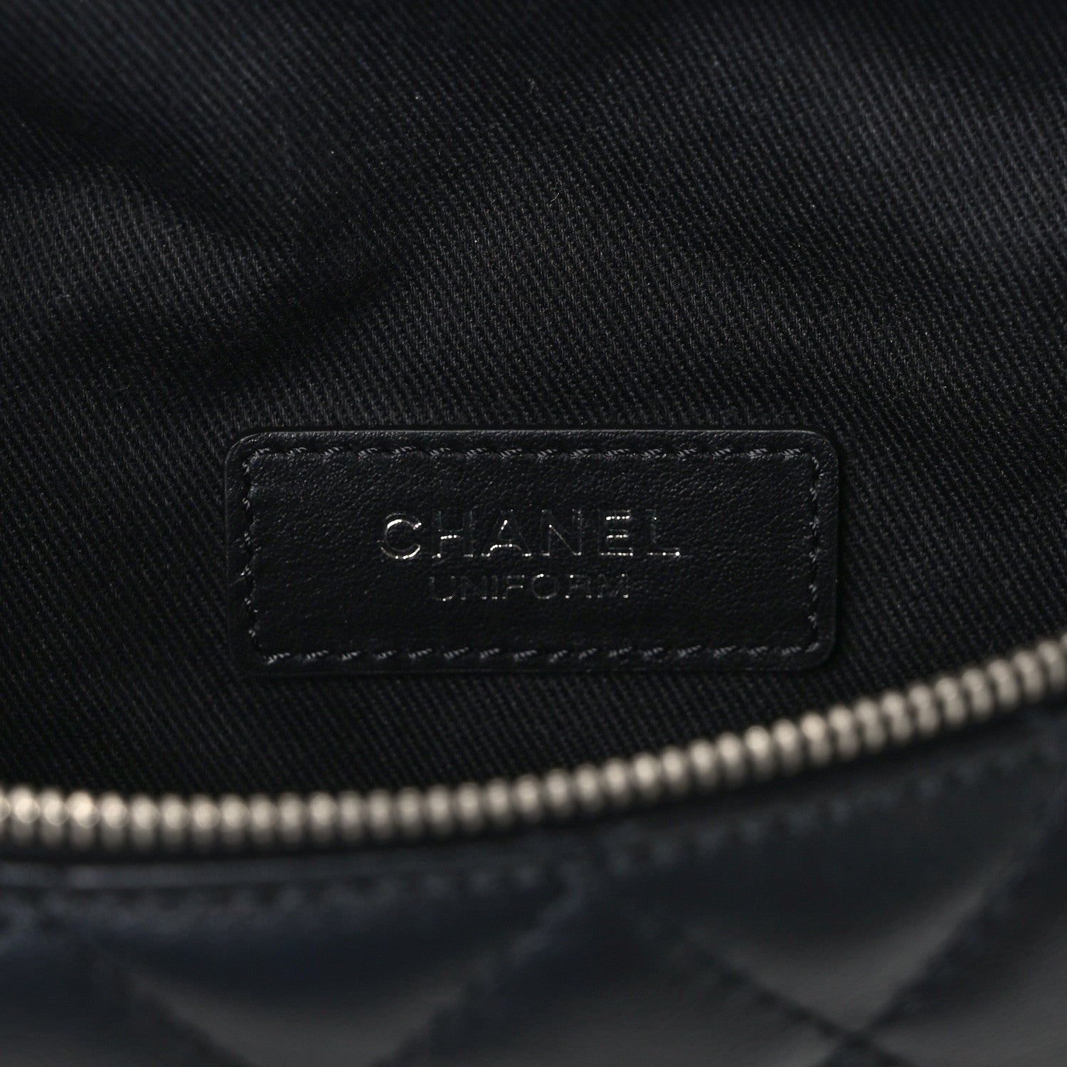 Chanel Calfskin Quilted Waist Belt Bag Black 6 of 10