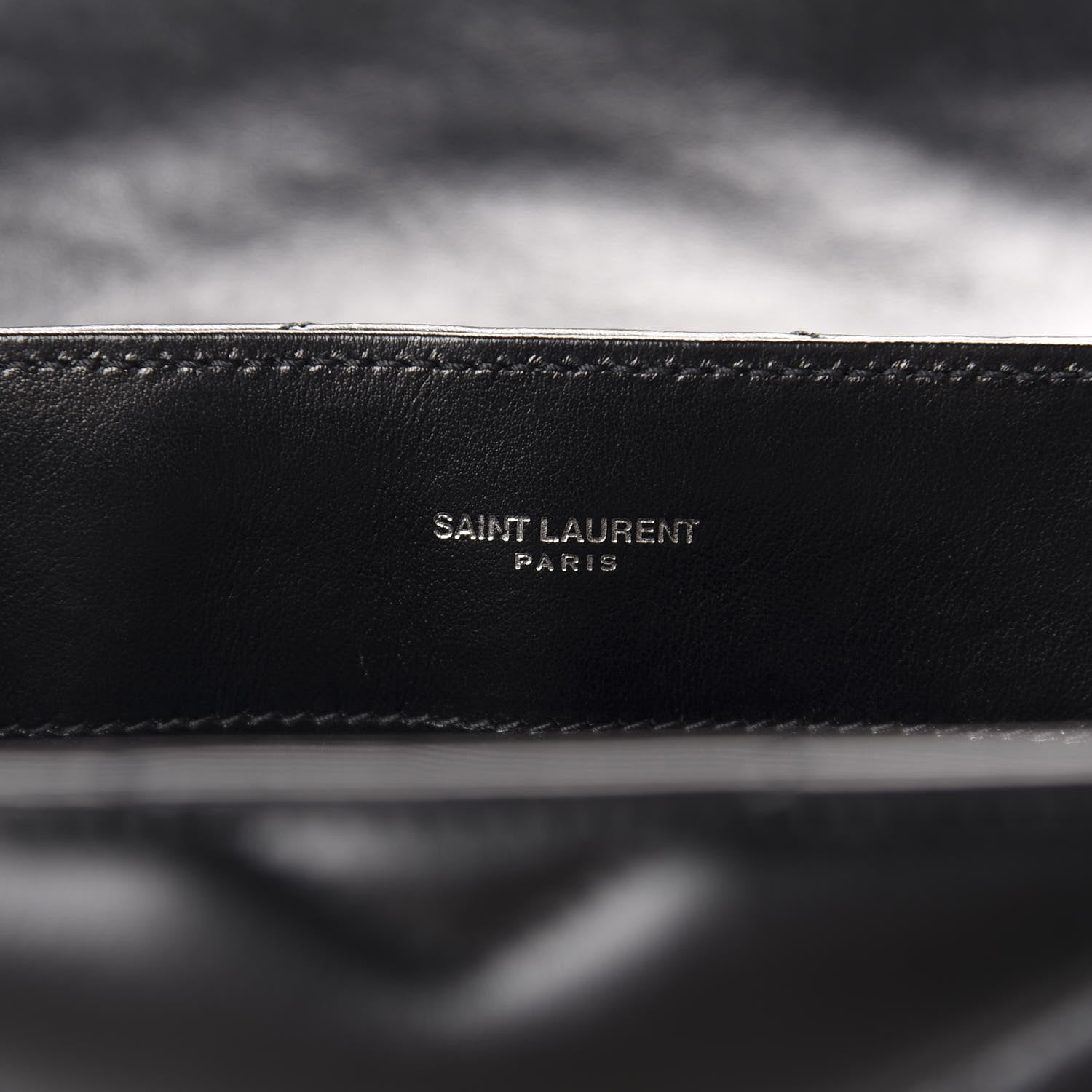 Saint Laurent Calfskin Y Quilted Monogram Medium Loulou Chain Satchel Black 8 of 10