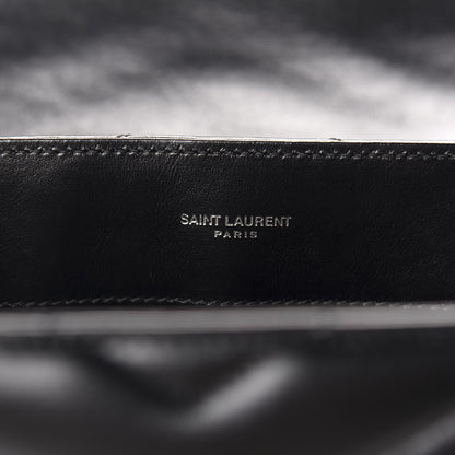Saint Laurent Calfskin Y Quilted Monogram Medium Loulou Chain Satchel Black 8 of 10