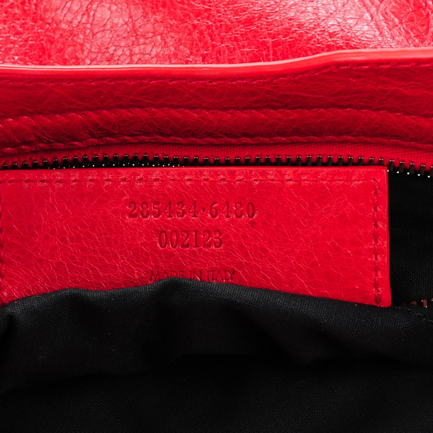 Balenciaga Agneau Giant 12 Silver Hardware Town Rouge Coquelicot 7 of 7