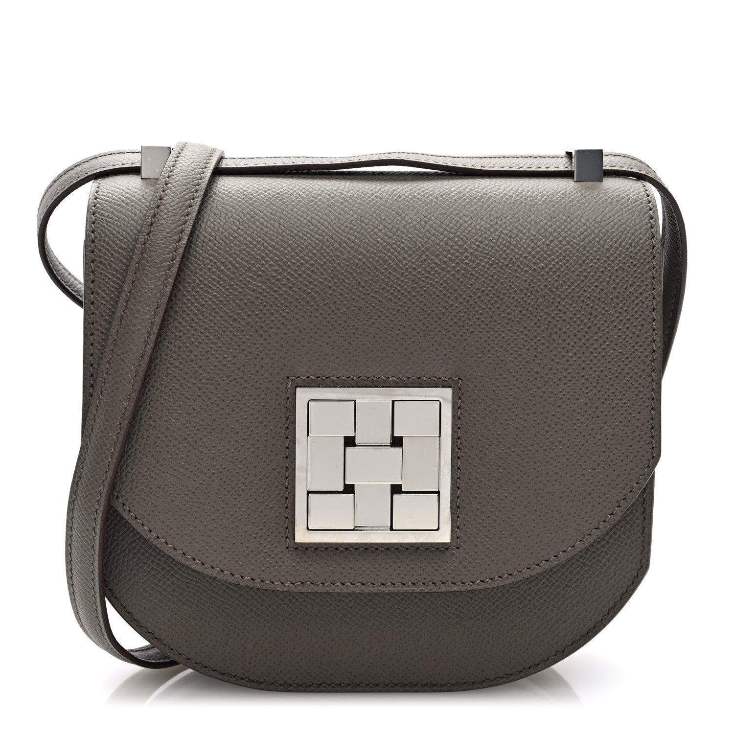 Hermes Epsom Mosaique Au 24-17 Etain 1 of 10
