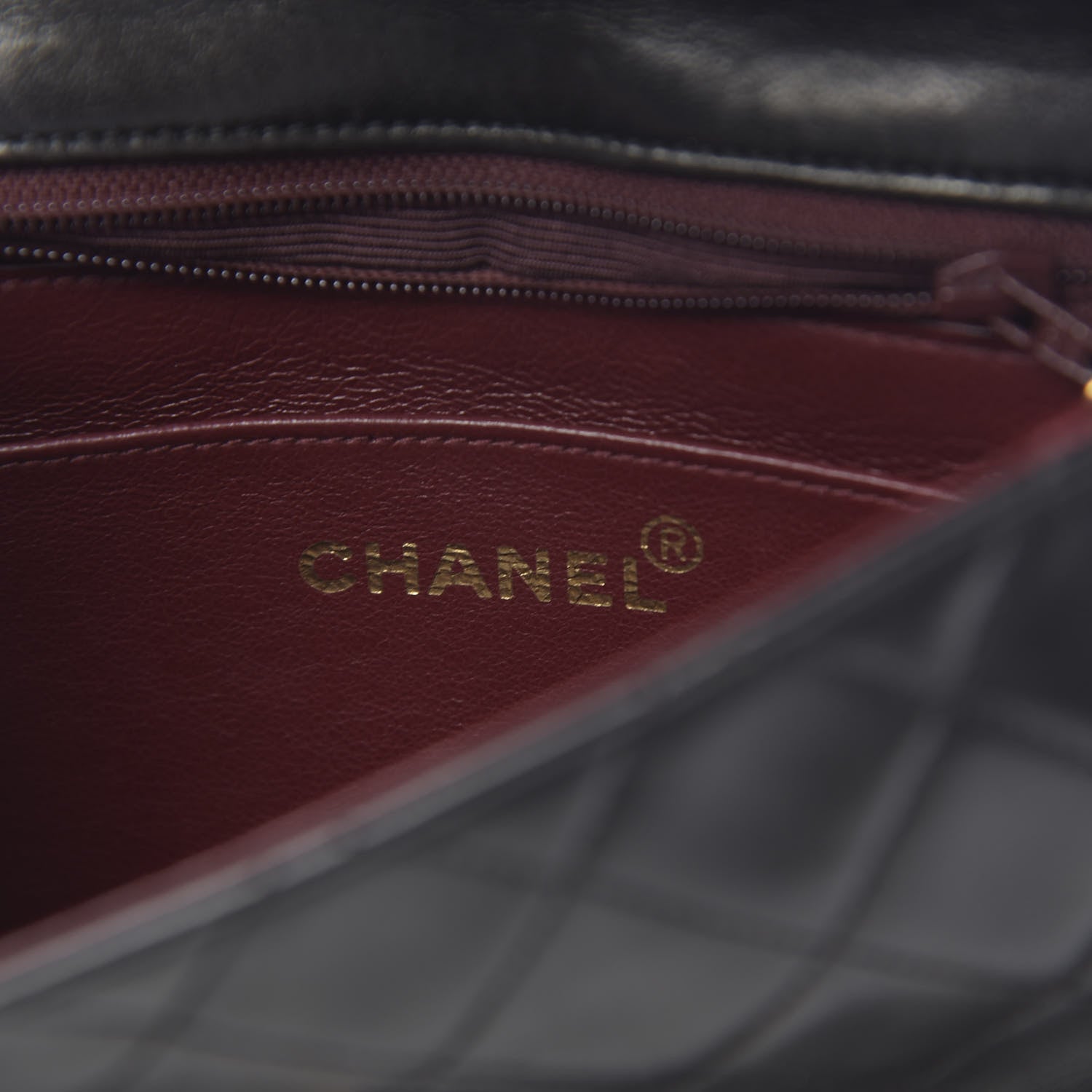 Chanel Lambskin Quilted Mini Square Flap Black 6 of 11