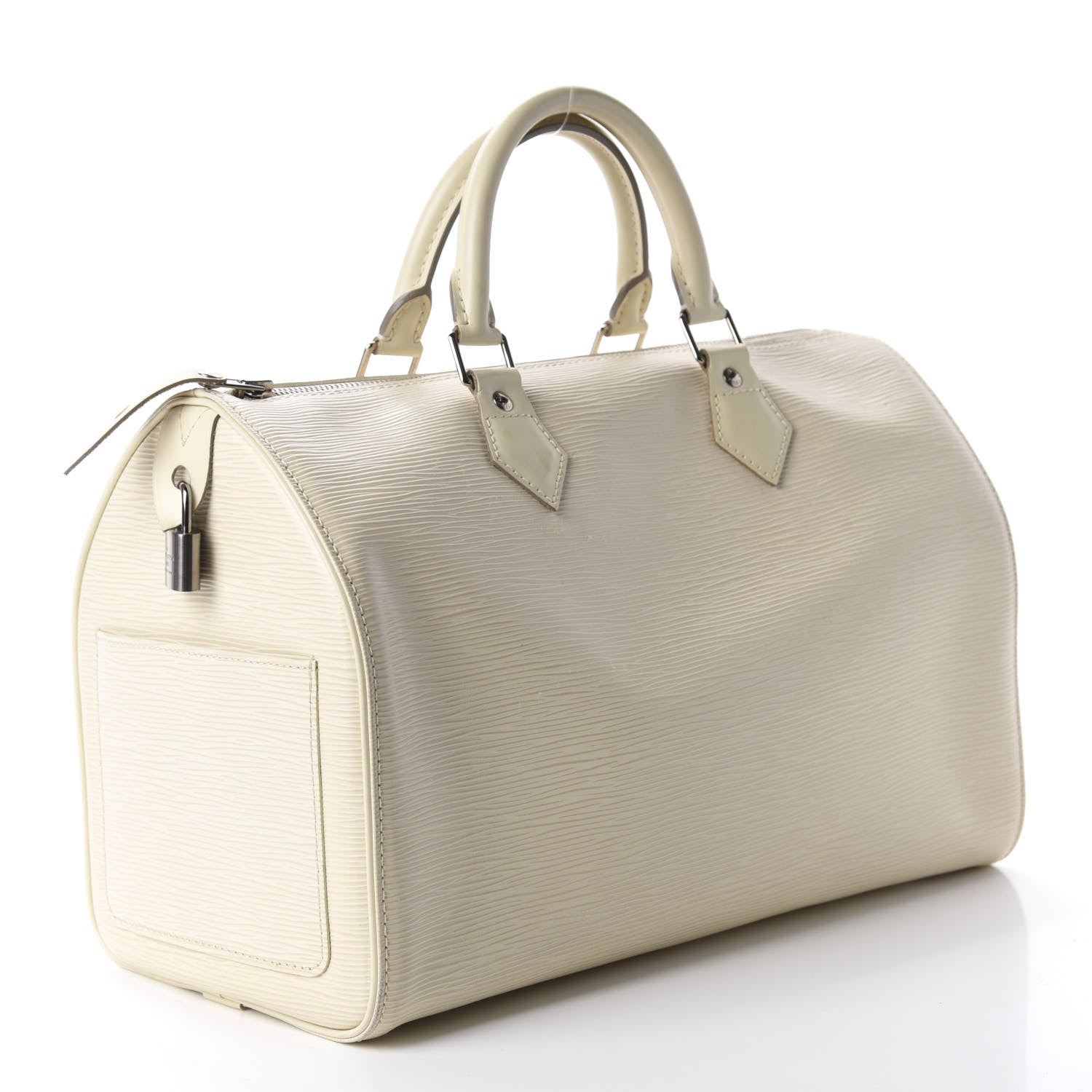 Louis Vuitton Epi Speedy 30 Ivory 3 of 12