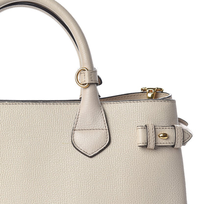 Burberry Derby Calfskin House Check Medium Banner Tote Beige 15 of 16