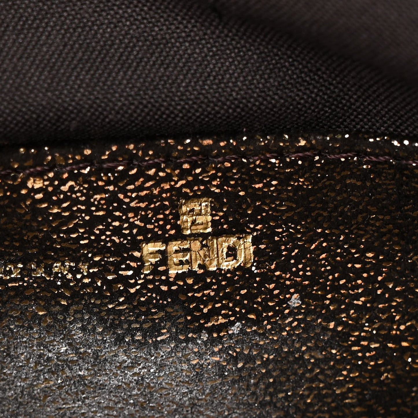 Metallic Canvas Pochette Gold