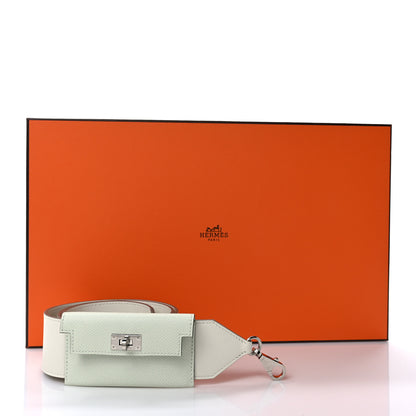 Hermes Swift Epsom Pocket Kelly Shoulder Strap Mushroom Vert Fizz 5 of 5