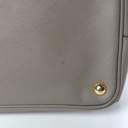 Prada Saffiano Large Galleria Double Zip Tote Argilla 18 of 26