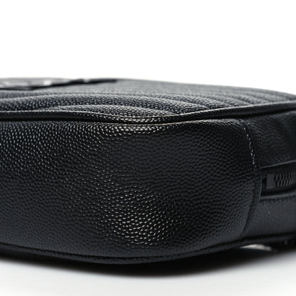 Saint Laurent Grain De Poudre Matelasse Monogram Mini Lou Camera Bag Black 10 of 10