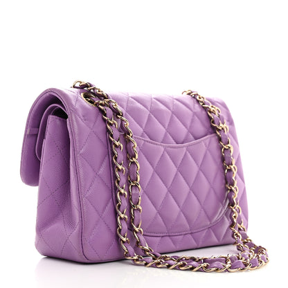 Chanel Caviar Quilted Small Double Flap Purple 2 of 10