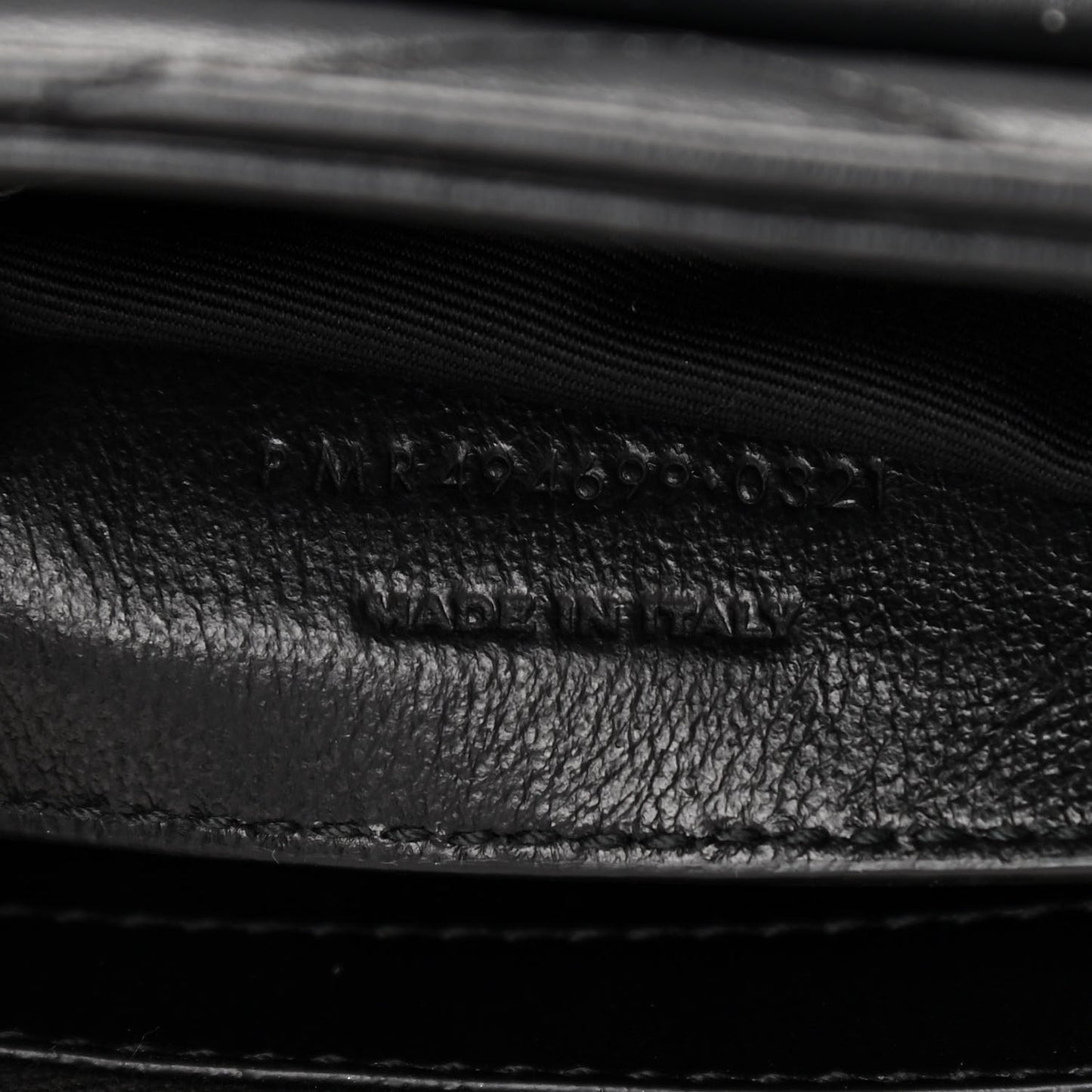 Calfskin Y Quilted Monogram Small Loulou Chain Satchel Black
