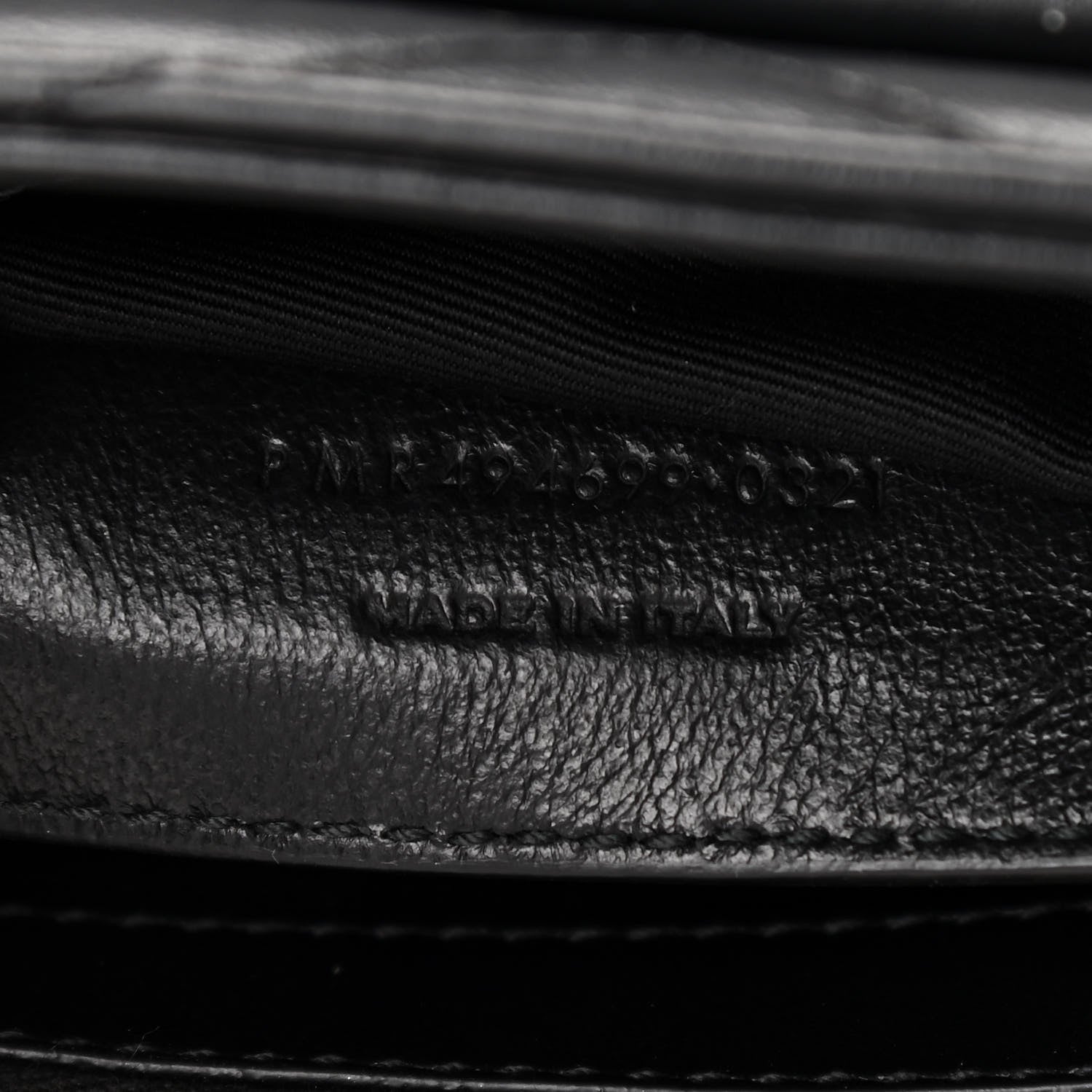 Saint Laurent Calfskin Y Quilted Monogram Small Loulou Chain Satchel Black 7 of 13