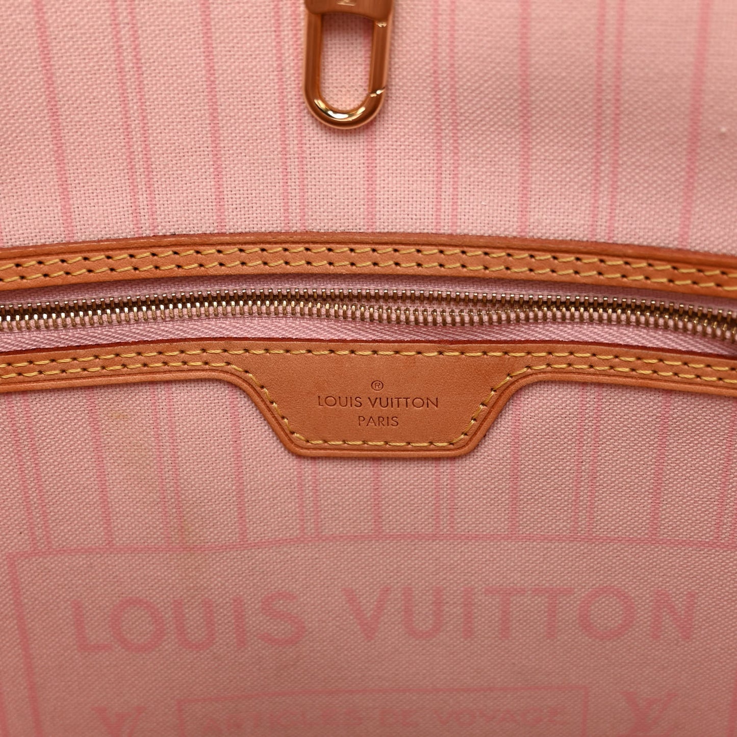 Damier Azur Neo Neverfull MM Rose Ballerine