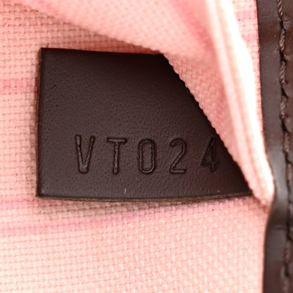Louis Vuitton Damier Ebene Neo Neverfull MM Rose Ballerine 8 of 11