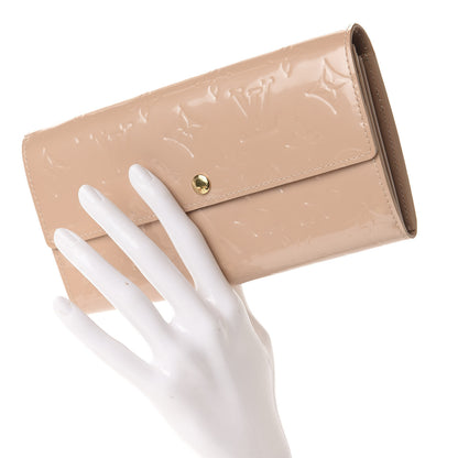Louis Vuitton Vernis Sarah Wallet Rose Florentin 2 of 9