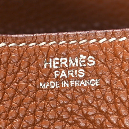 Hermes Taurillon Clemence Lindy 34 Gold 6 of 13