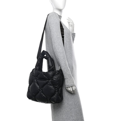 Miu Miu Padded Nylon Quilted Tote Black 2 of 12