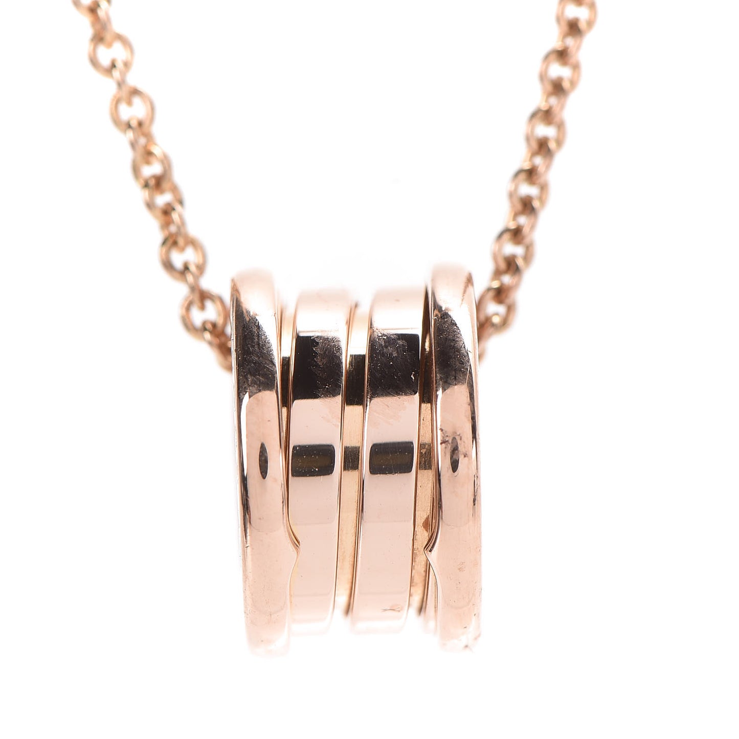 18K Rose Gold B.Zero1 Pendant Necklace