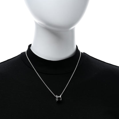 Bulgari Sterling Silver Ceramic Save The Children Pendant Necklace 3 of 5