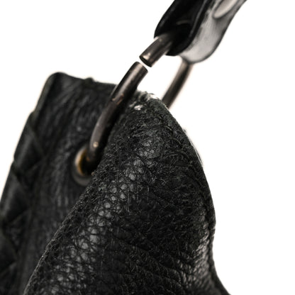 Bottega Veneta Cervo Deerskin Large Hobo Black 13 of 14