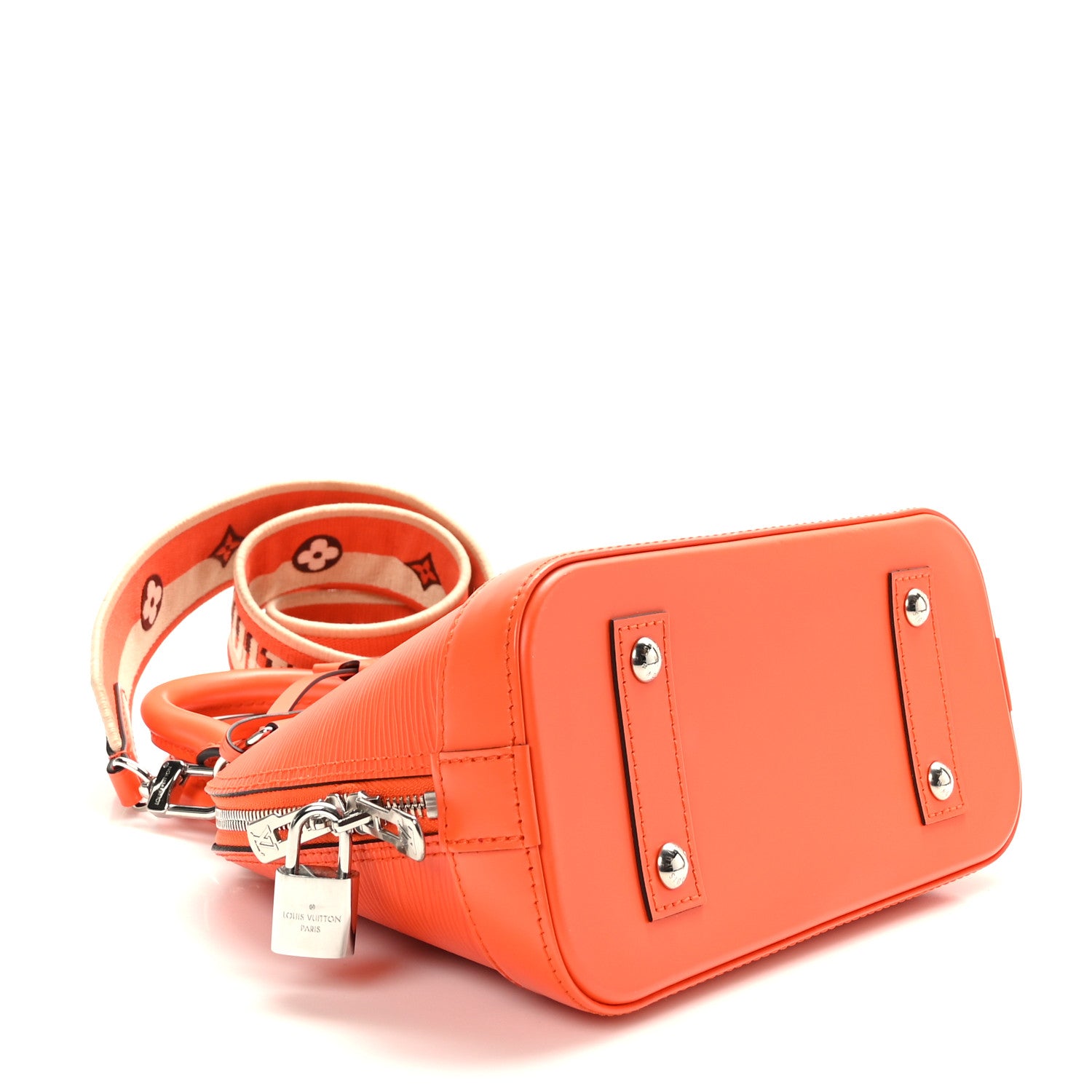 Louis Vuitton Epi Jacquard Alma BB Orange 4 of 8