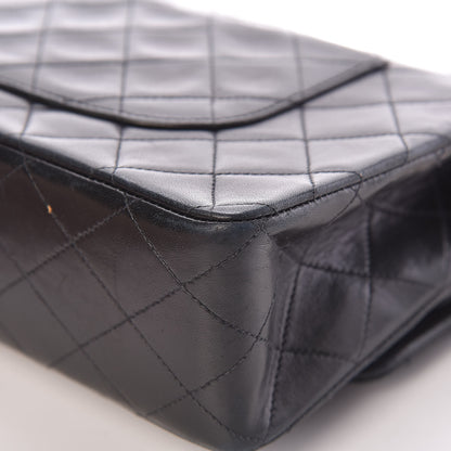 Chanel Lambskin Quilted Medium Double Flap Black 10 of 19