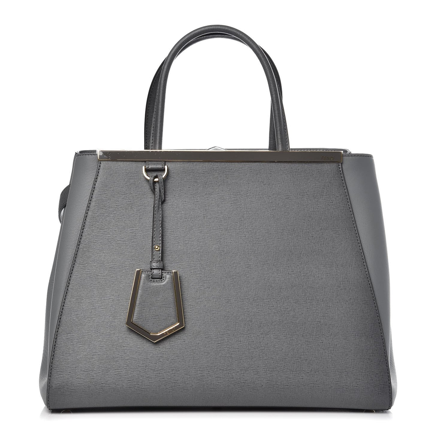 Vitello Elite Flamingo Regular 2Jours Tote Grigio Grigio Chiaro