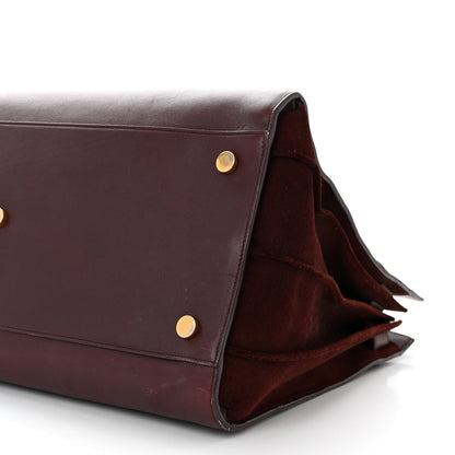 Saint Laurent Calfskin Large Sac de Jour Carryall Amarena 10 of 14