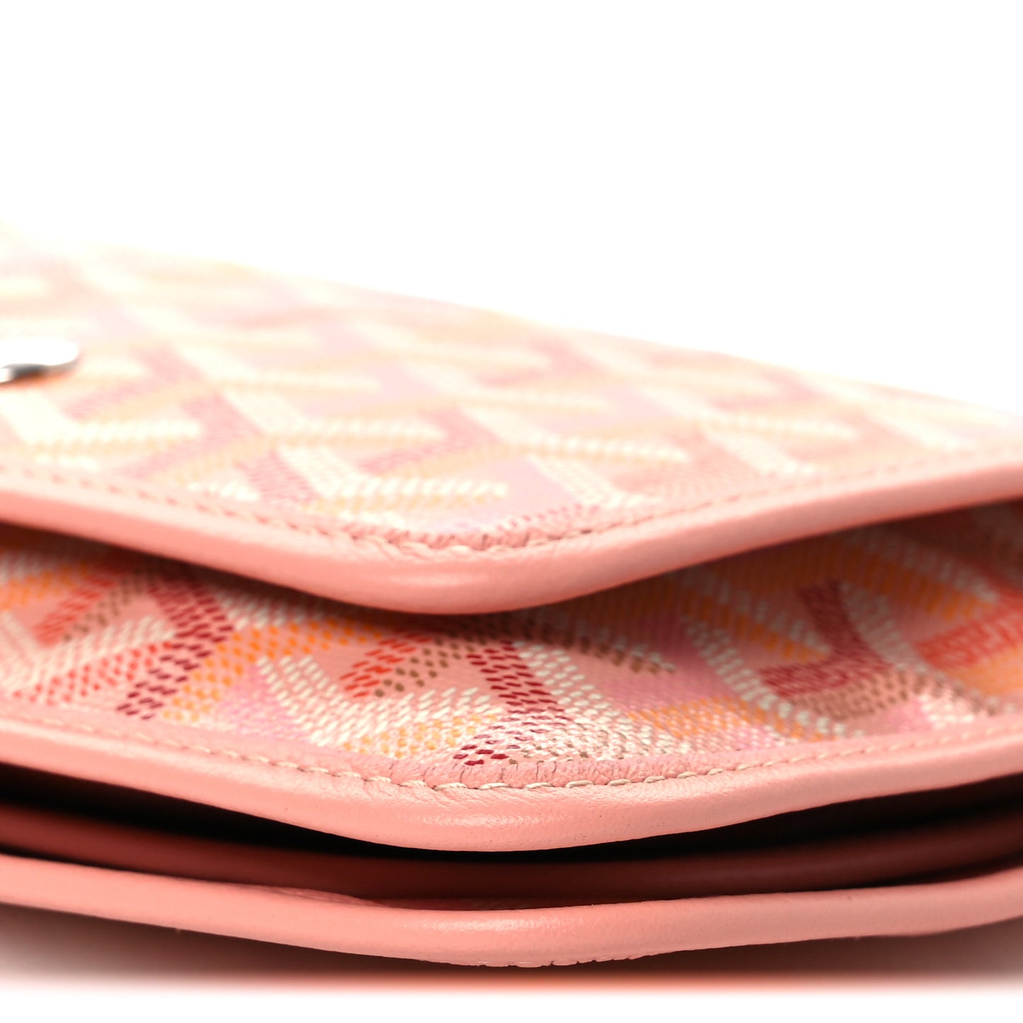 Goyardine Plumet Wallet Clutch Powder Pink