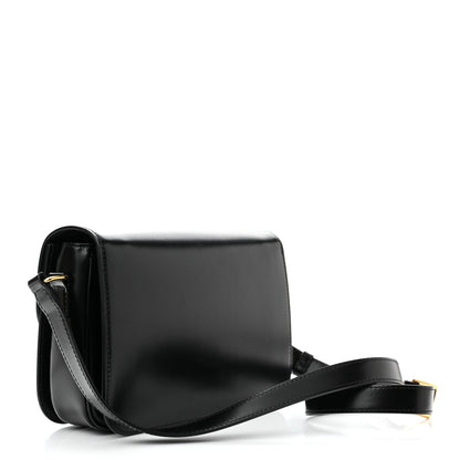 Celine Shiny Calfskin Medium Triomphe Black 3 of 11