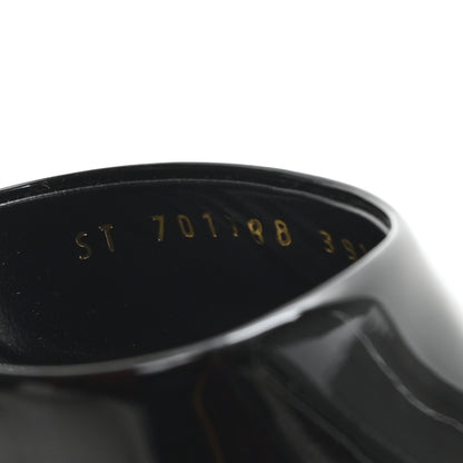 Saint Laurent Patent Sexy 95 Tanouk Platform Sandals 39.5 Black 9 of 10