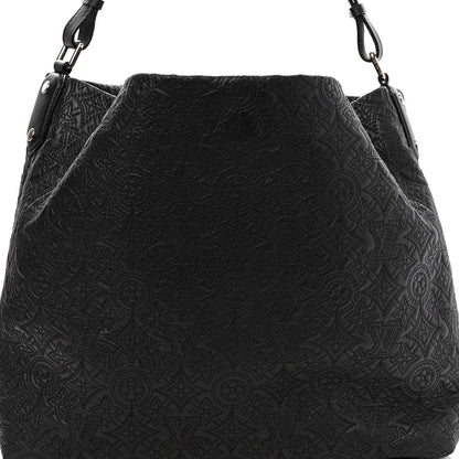 Louis Vuitton Monogram Lambskin Antheia Hobo PM Black 5 of 11