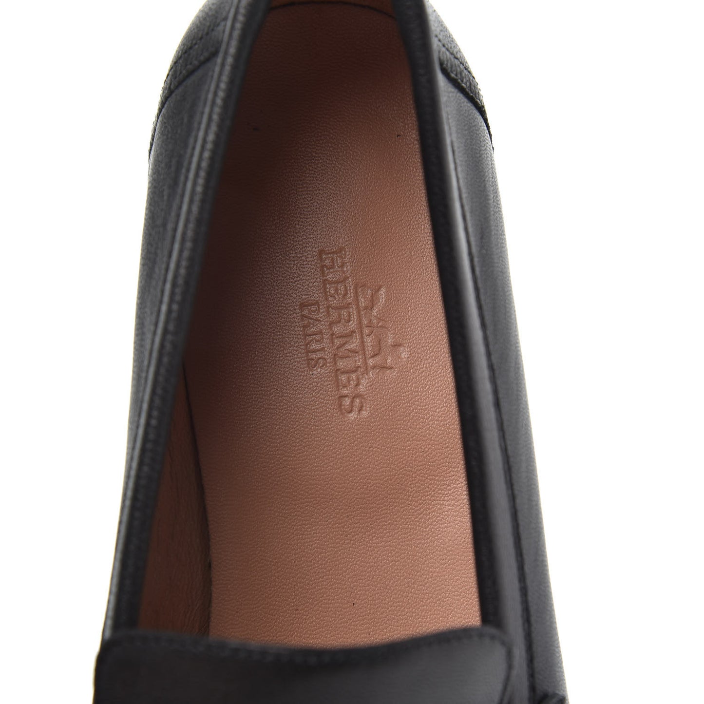 Goatskin Womens Paris Loafers Black 36.5 Black