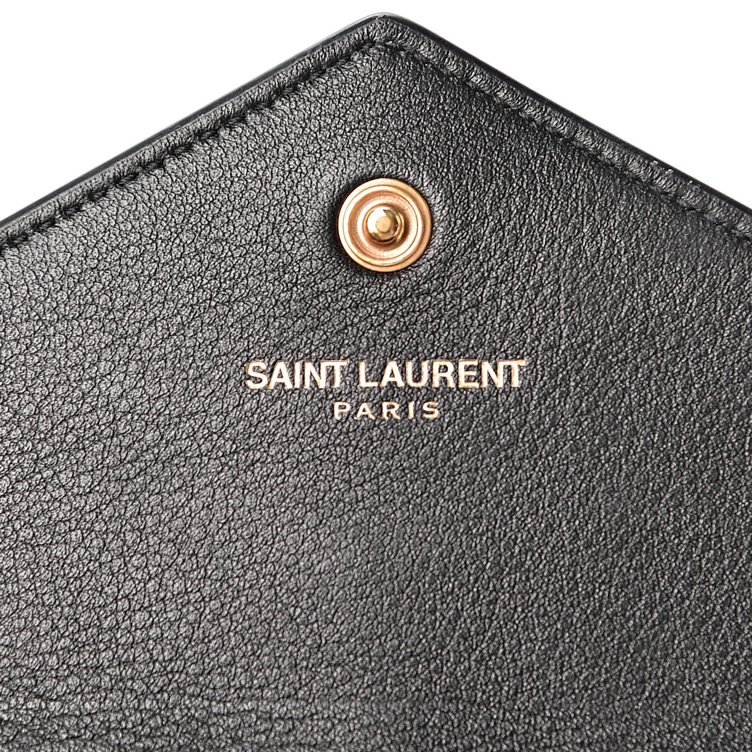 Saint Laurent Smooth Calfskin Envelope Wallet Black 6 of 9
