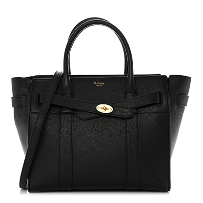 Mulberry Small Classic Grain Small Zipped Bayswater Black 1 of 9