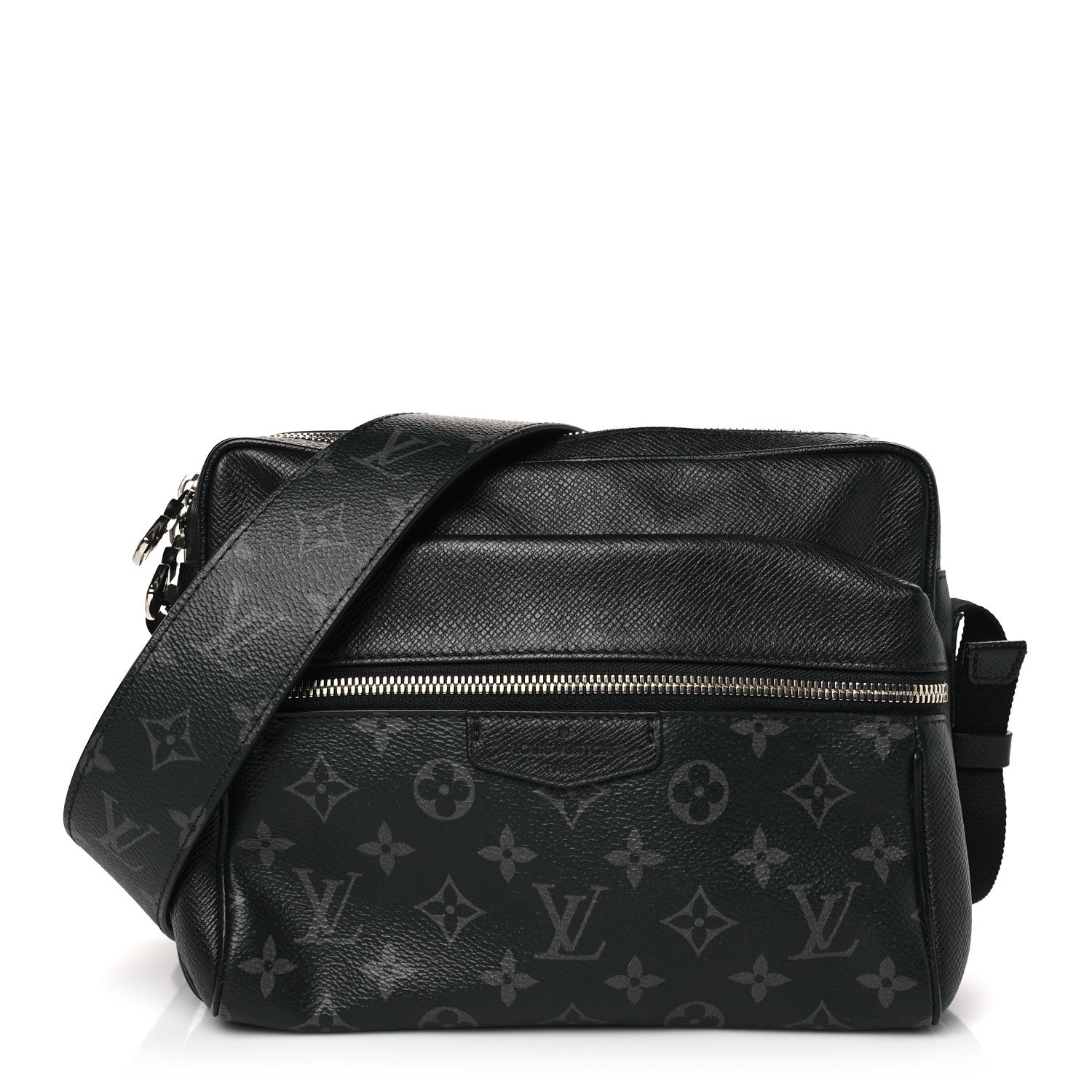 Louis Vuitton Taiga Monogram Eclipse Outdoor Messenger Black 1 of 8