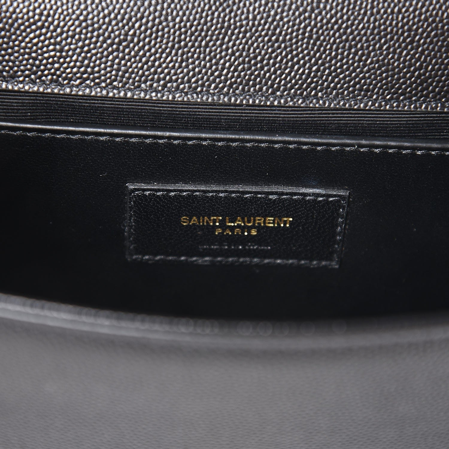 Saint Laurent Grain De Poudre Small Monogram Kate Satchel Black 7 of 7