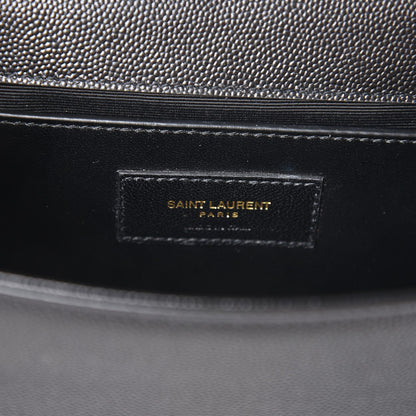 Saint Laurent Grain De Poudre Small Monogram Kate Satchel Black 7 of 7
