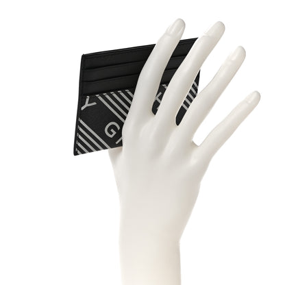 Givenchy Lambskin Logo Printed Card Holder Black 2 of 9