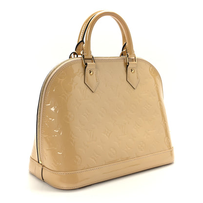 Louis Vuitton Vernis Alma PM Blanc Corail 5 of 19