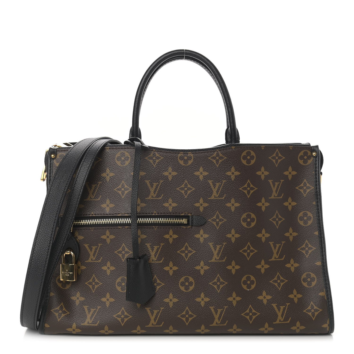 Louis Vuitton Monogram Popincourt MM Black 1 of 14