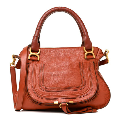 Chloe Calfskin Small Marcie Satchel Maple Leaf 1 of 17