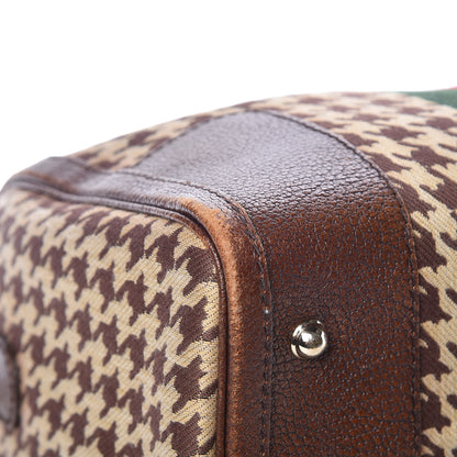 Gucci Fabric Pied De Poule Medium Seventies Web Boston Brown 11 of 15