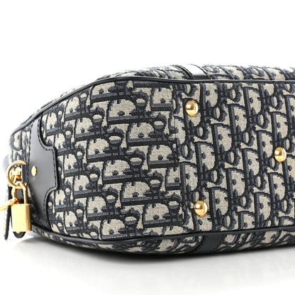 Christian Dior Oblique Large D-Vibe Bowling Bag Navy 8 of 9