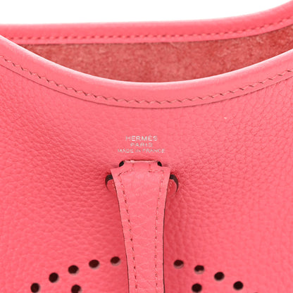 Hermes Taurillon Clemence Allegro Evelyne TPM Rose Azalee Rose Confetti 6 of 11