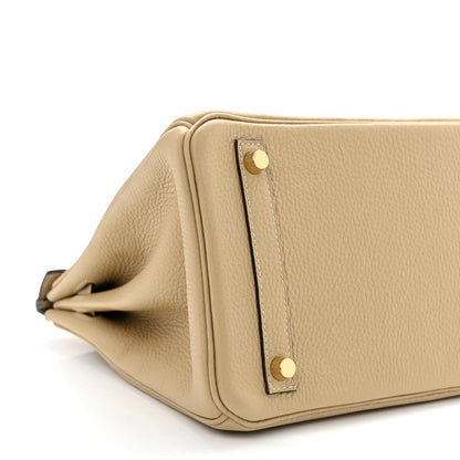 Hermes Taurillon Clemence Birkin 30 Trench 9 of 11