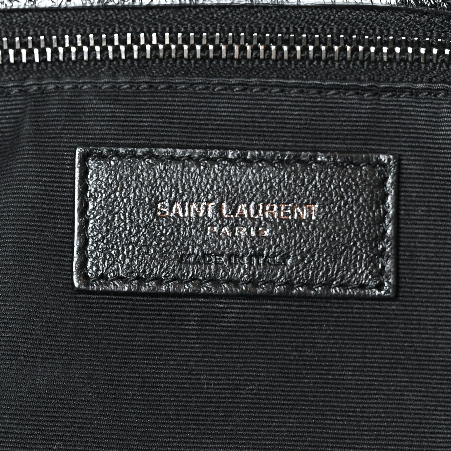 Crinkled Calfskin Matelasse Monogram Large Niki Shopping Tote Bag Black