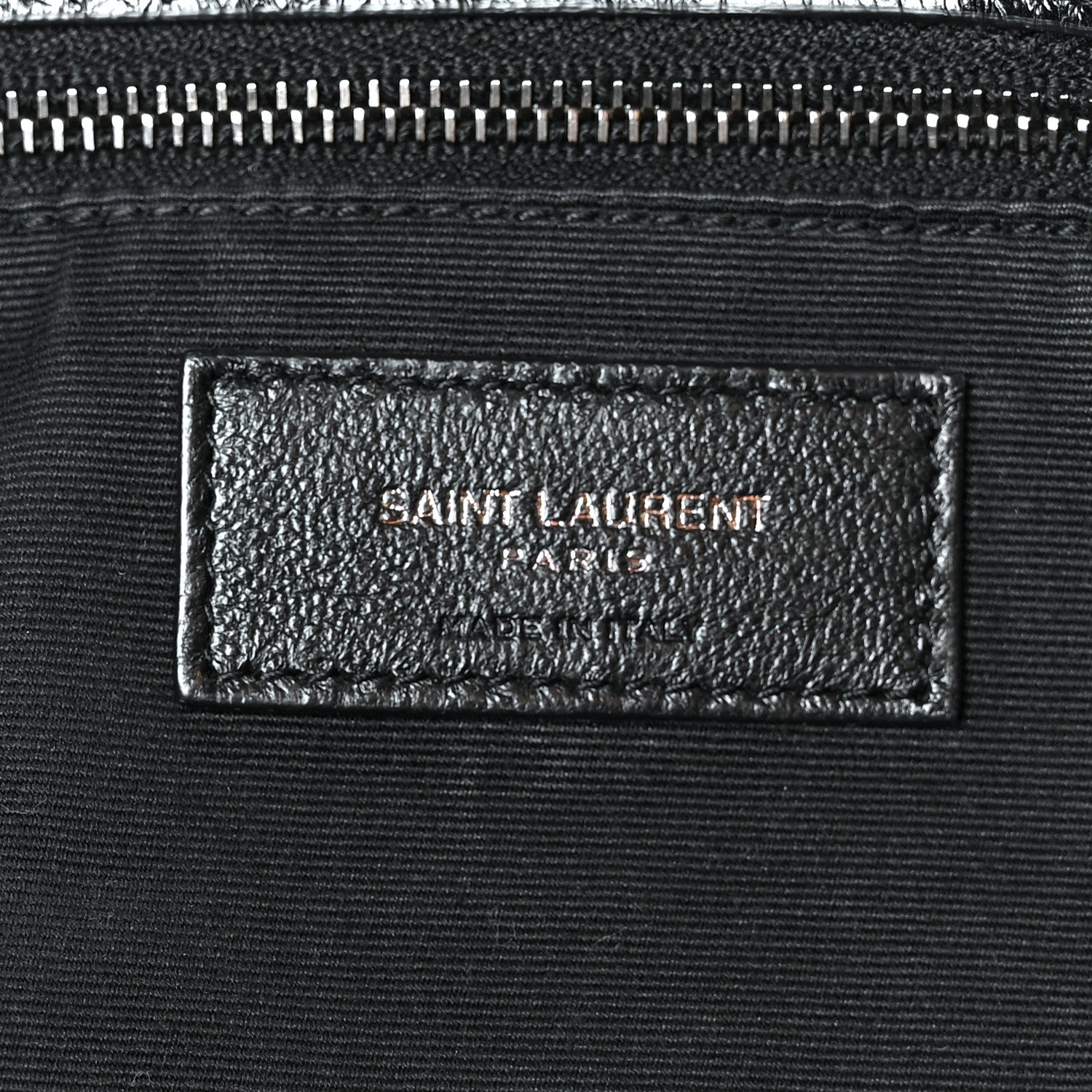 Saint Laurent Crinkled Calfskin Matelasse Monogram Large Niki Shopping Tote Bag Black 6 of 11