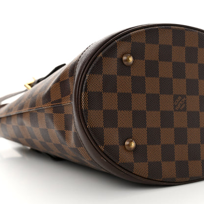 Louis Vuitton Damier Ebene Marais Bucket 23 8 of 12